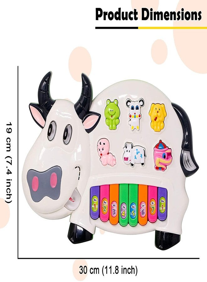 Zyamalox Plastic Piano with 3 Modes, Animal Sounds, Flashing Lights, and Wonderful Music - Multifunctional Delight - Image 3